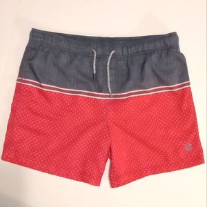 Beautiful Islandhaze Swim Surf Suit Red White Blue Men's Red Gray Size M